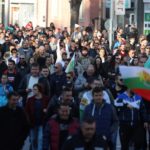 Protesters take part in a demonstration over fuel prices, tax hikes on old cars and expected increases of car insurance in Sofia