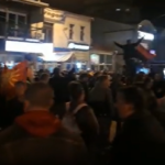 Со „Едно име имаме“ и веејќи македонски знамиња: ВМРО-ДПМНЕ ја слави победата во Прилеп (Видео)