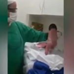 (Видео) Чудо во породилното одделение: Новороденче прооди неколку минути по раѓањето