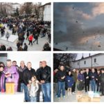 Стотици верници од утрово ги исполнија дворовите на црковните храмови во Прилеп: Со пуштање гулаби најавено осветувањето на водите (Фото галерија)