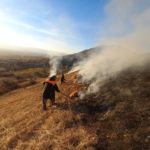 Локализиpaн пожapoт кој бecнeeше околу манастирот Св. Никола кај Прилепец