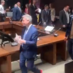 Пратеници во розеви шткли се прошетаа во Парламентот (Видео)