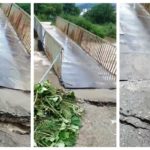 Водата на Градска Река во Прилеп однесе пешачко мовче (ВИДЕО)