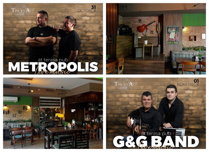 Градот живее на Тераса! Две вечери, два бенда – една незаборавна забава!