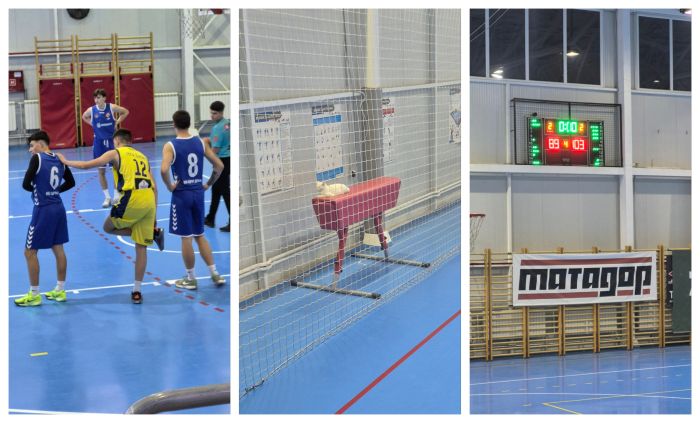 (ФОТО) Ни мачорот Тото на паркетот не им помогна на младите кошаркари на МЕГА БАСКЕТ