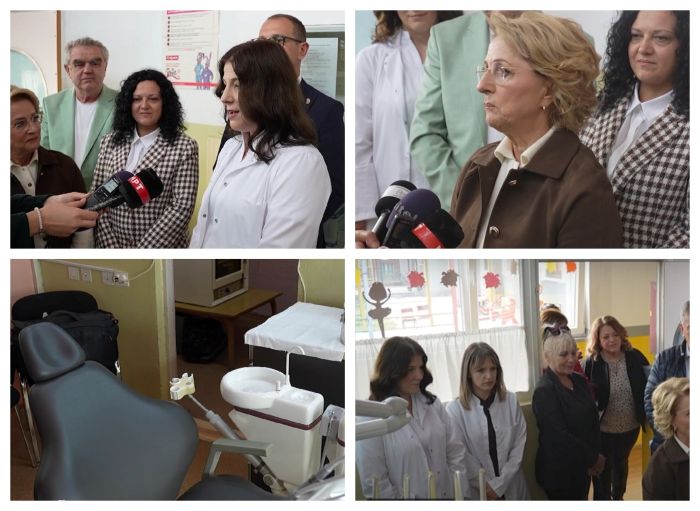 Четири нови стоматолошки столови за училиштата и градинките во Прилеп – симбол на хуманоста на организацијата Hand Till Hand