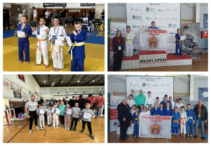 Ја наполнија витрината со медали: Џудистите од “Сеишин” Прилеп од натпревари во Грција и Скопје викендов се вратија со 26 медали (ФОТО)