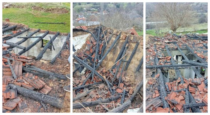 Наместо радост и славје за Нова година и Божик, се што имале се претвори во пепел – Да му помогнеме на семејството Матиќ од битолско Беранци (ФОТО)