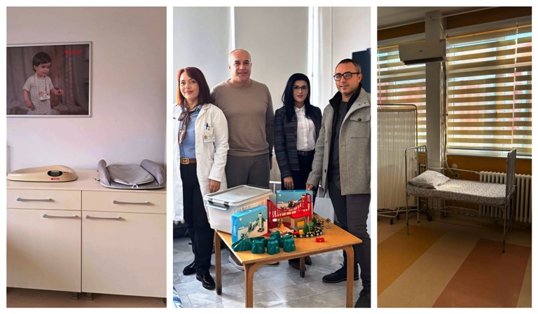 Прилепските компании со заедничка хумана мисија – подобрени услови за децата во болницата (ФОТО)