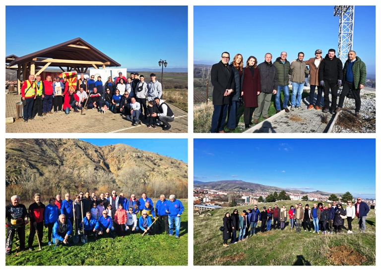 Сојузот на Ротари клубови на Македонија засадија 6.000 медоносни садници низ целата држава (ФОТО ГАЛЕРИЈА)