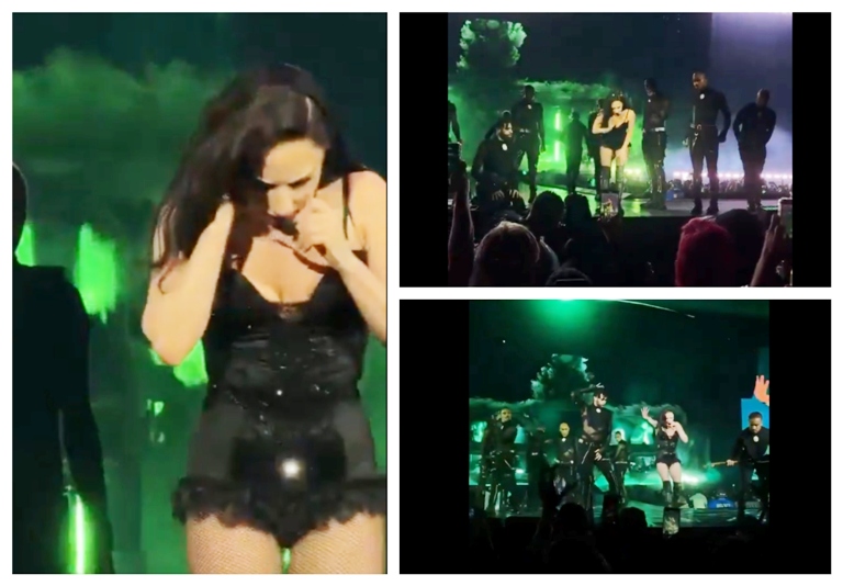 Tанчер по потекло од Прилеп падна од сцената на концертот на Лејди Гага во Сиднеј (ВИДЕО)