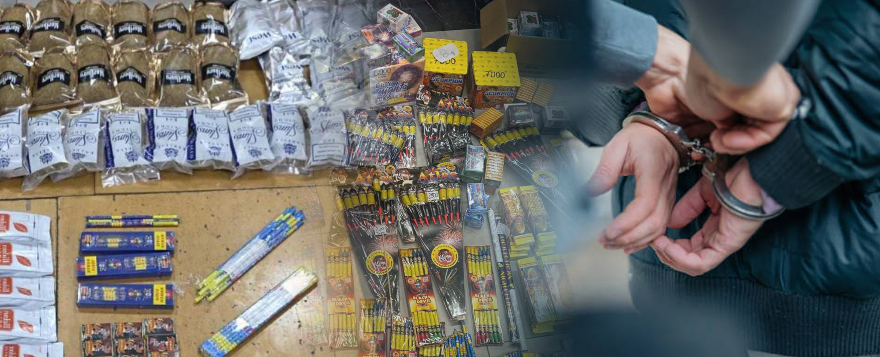 Претрес во домот на 50-годишен крушевчанец – пронајдена голема количина пиротехнички средства