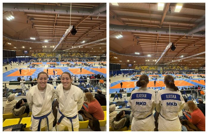 Прв меѓународен настап во 2026: Сестрите Илиоски од Прилеп го претставуваа македонското џудо во Холандија (ФОТО)