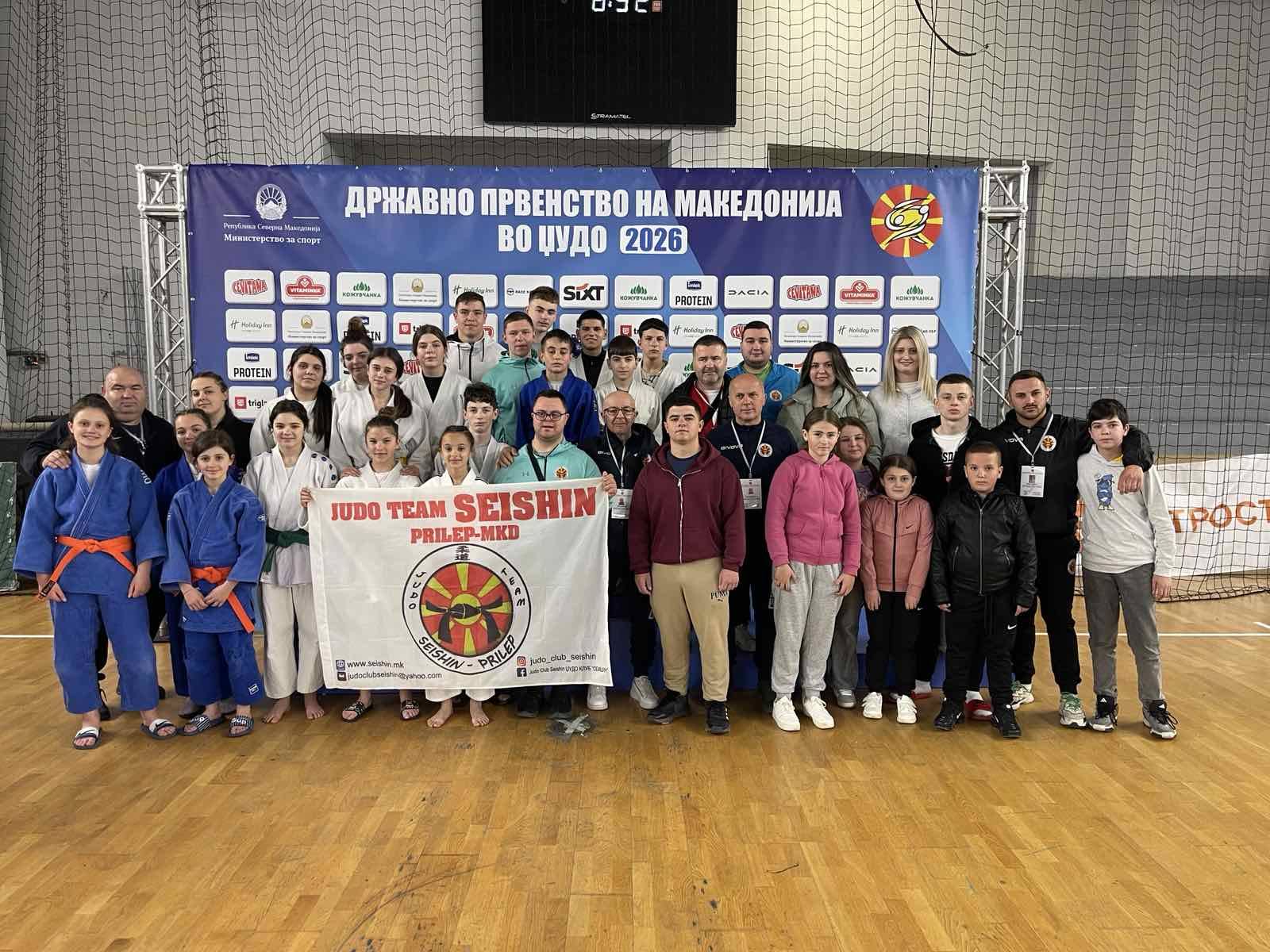 Одличен настап на прилепските џудисти од “Сеишин” на државните првенства – се вратија со 18 освоени медали (Фото галерија)