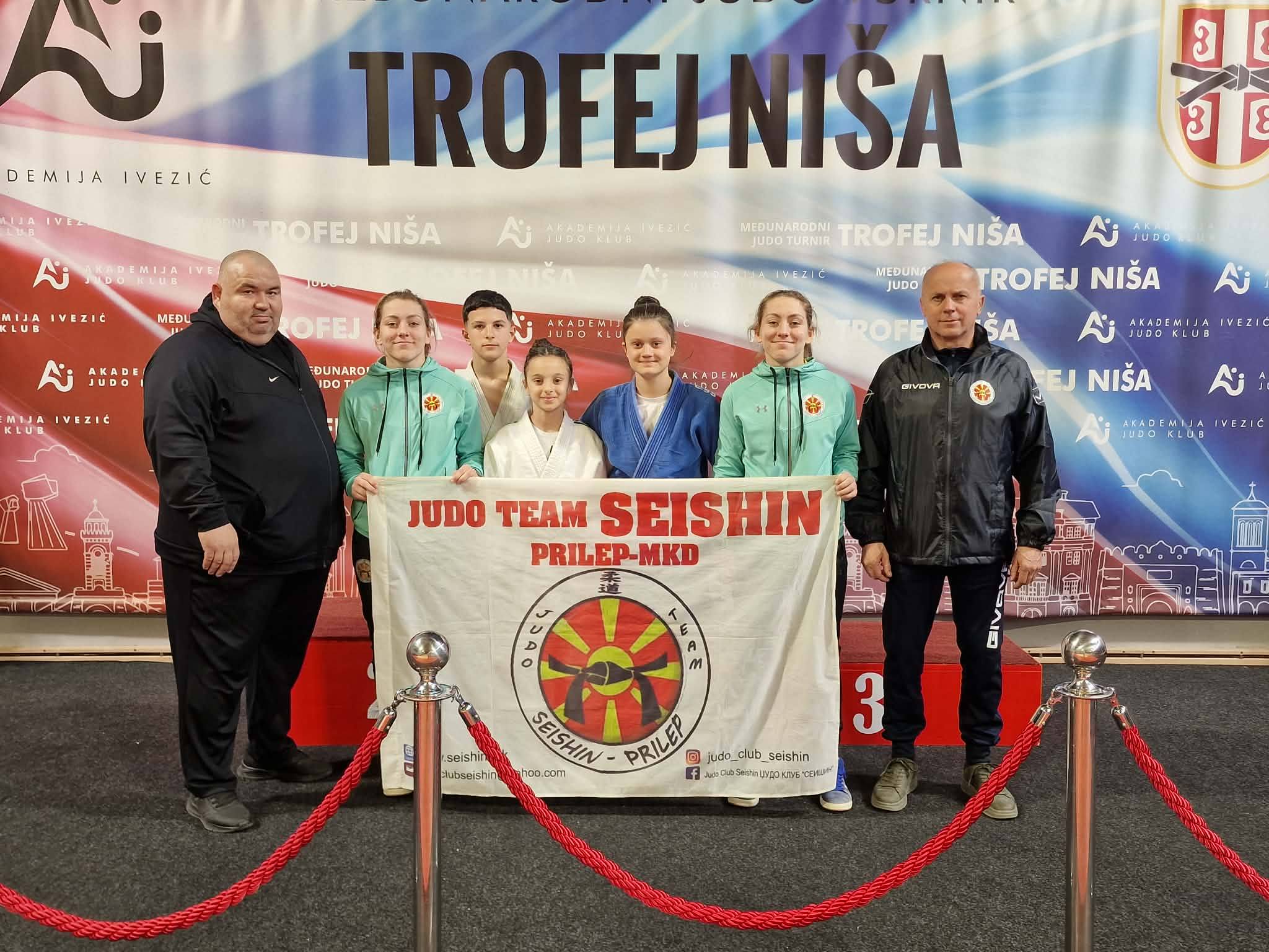 Две бронзи за прилепските џудисти од “Сеишин” од “Трофеј на Ниш”