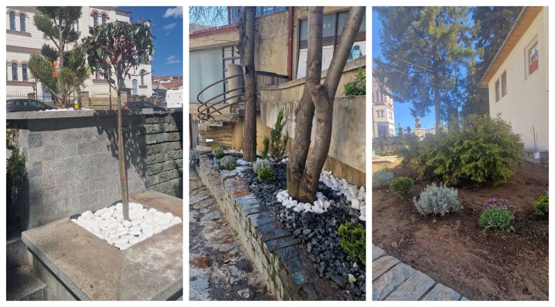 Со донација од општествено одговорни компании се разубавува центарот на Крушево (ФОТО)