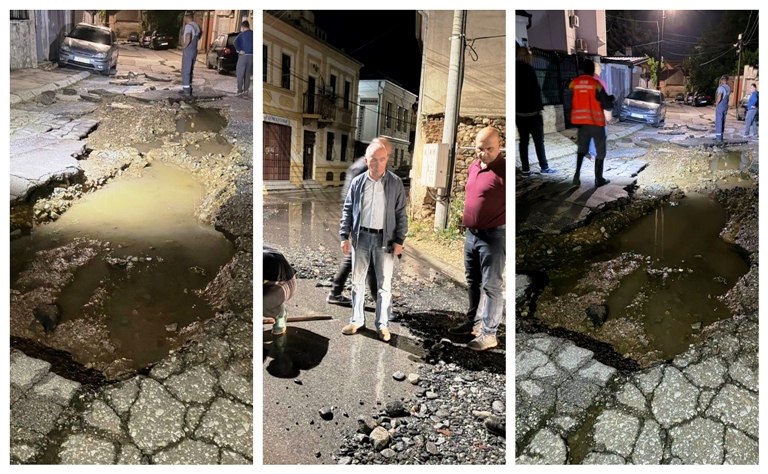 (Фото галерија) Страшно невреме направи пустош синоќа во Битола – градоначалникот до доцна во ноќта на терен
