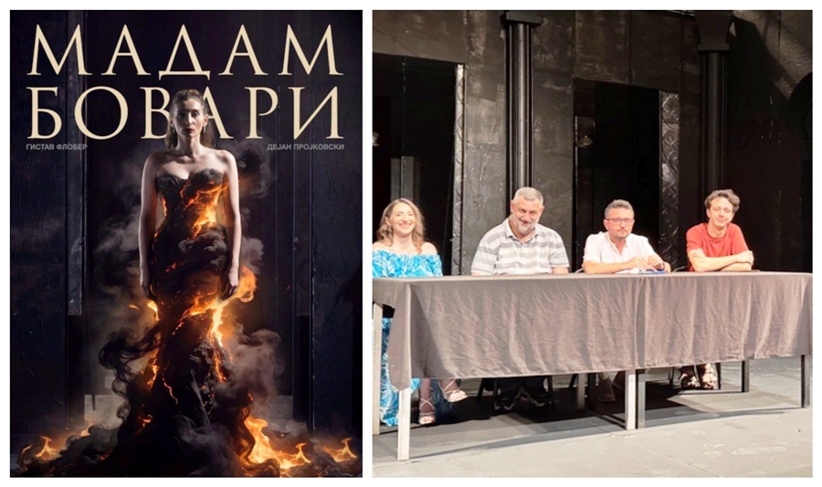 Најнова премиера на Битолскиот театар „Госпоѓа Бовари“ во режија на Дејан Пројковски