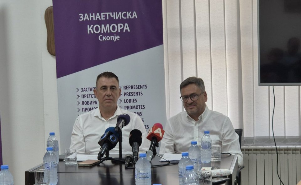Ристески ги презентираше мерките од Оператеивниот план за вработување во Занаетчиската комора-Скопје