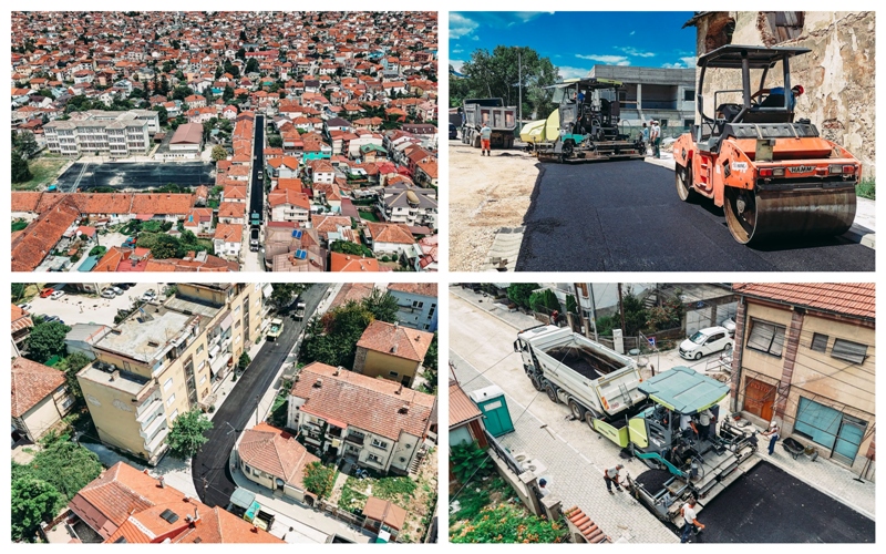 Во една недела Битола доби три нови улици и три нови паркинзи (ФОТО ГАЛЕРИЈА)